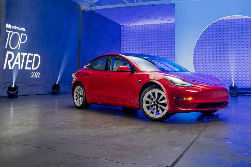 2021 Tesla Model 3 Sedan Top Rated Award Winner
