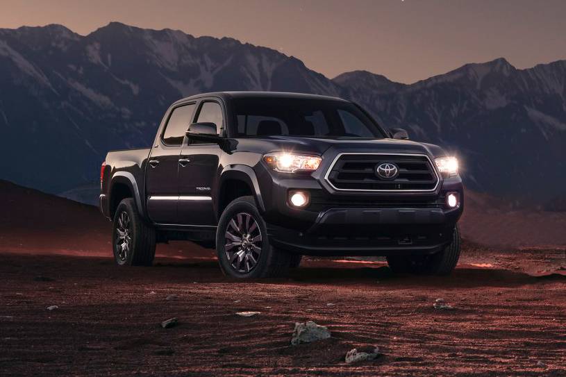 2023 Toyota Tacoma SR5 Crew Cab Pickup Exterior. Chrome Package Shown.