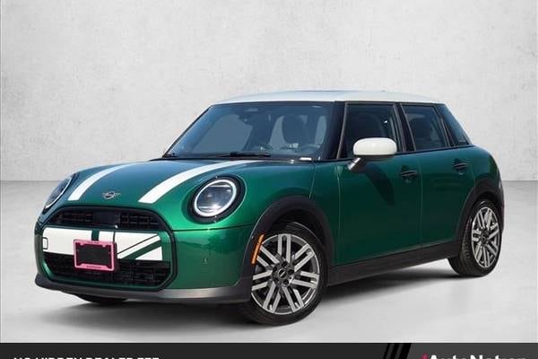Certified Pre-Owned Dark Green 2026 MINI Cooper 5 seat Signature Plus 4dr Hatchback (British Racing Green IV Metallic)
