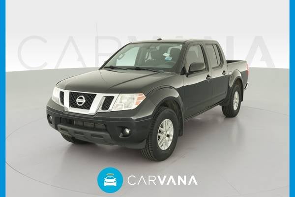 Used Black 2016 Nissan Frontier 5 seat SV 4dr Crew Cab 4WD 5.0 ft. SB (Magnetic Black)
